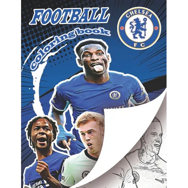 Chelsea Football Team Coloring Book: A soccer coloring book for all you soccer fans, for Adults and Kids