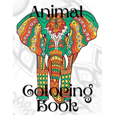 Animal Mandala Coloring Book