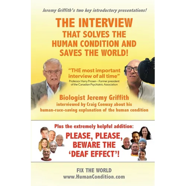 THE Interview That Solves The Human Condition And Saves The World!