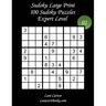Sudoku Large Print - Expert Level - Nー2: 100 Expert Sudoku Puzzles - Puzzle Big Size (8.3"x8.3") and Large Print (36 points)