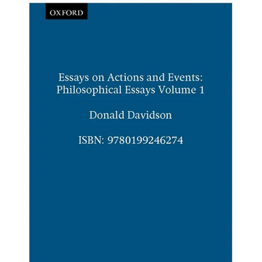 Essays on Actions and Events