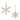 Jute Wrapped Metal Snowflake Oranment (Set of 12)