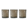 Wildflower Glass Candle Holder (Set of 3)