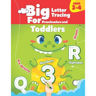 BIG Letter Tracing for Preschoolers and Toddlers ages 2-4: : Shapes, Numbers, Alphabet, Pre-Writing, Pre-Reading