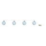 LED Blue Crackle Glass Ball Ornament String