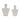 Ribbed Metal Wall Pocket (Set of 2)