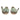 Ceramic Bird Figurines with Unglazed Accents (Set of 4)