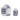 Etched Ceramic Bud Vase (Set of 2)