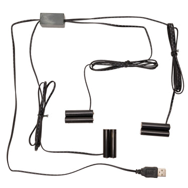 No More Batteries 2 AAA Replacement w/ 3 to 1 Connector (Set of 2)