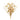 Beige Floral Grass Bush (Set of 2)
