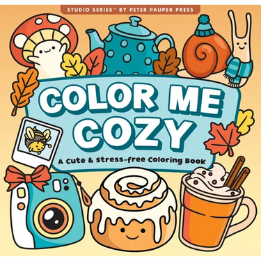 Color Me Cozy Adult Coloring Book (31 One-Sided Designs on Thick Paper)