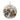 Merry Christmas Woodland Disc Ornament (Set of 6)