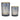 Navy Pine Tree Glass Candle Holder (Set of 2)