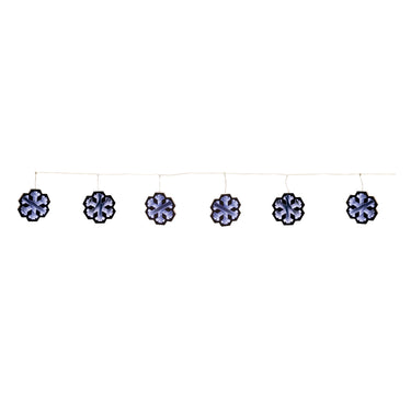 Snowflake Ekkolight Garland 68"L