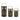 Punched Metal House Lantern (Set of 3)