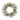 Flocked Mixed Pine and Pinecone Wreath 27"D