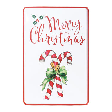 Metal Merry Christmas Plaque 18"H