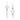 Iridescent Finial Drop Ornament (Set of 12)