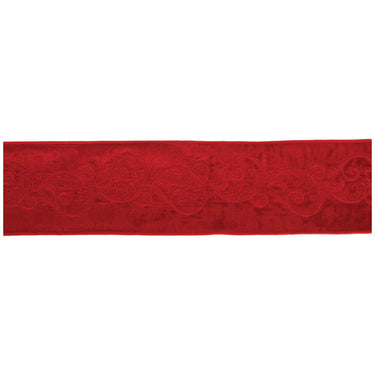 Ornate Embroidered Wired Ribbon 4" x 5 Yds.