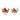 LED Cardinal Pine Globe (Set of 2)