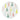 Ceramic Pine Tree Print Plate (Set of 4)