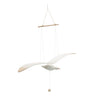Hanging Wood Sea Bird Decor 37"H