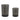 Srtiped Glass Candle Holder (Set of 2)