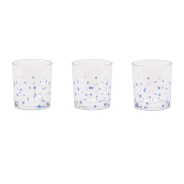 Dotted Glass Votive Candle Holder (Set of 3)
