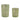 Frosted Floral Bird Candle Holder (Set of 2)