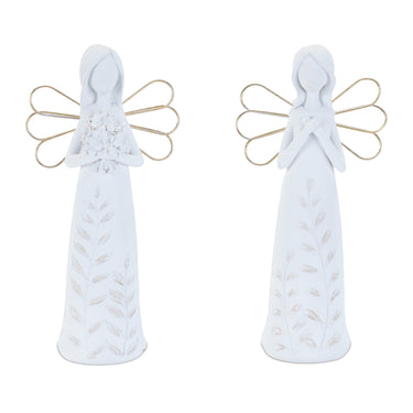 Etched Angel Figurine (Set of 4)