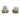 Terra Cotta Frog and Snail Decor (Set of 2)