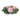Hydrangea Candle Ring with Glass Hurricane (Set of 2)