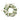 Hydrangea and Seedum Floral Wreath 32"D