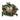Twig Bird Nest with Eggs and Boxwood Foliage (Set of 12)