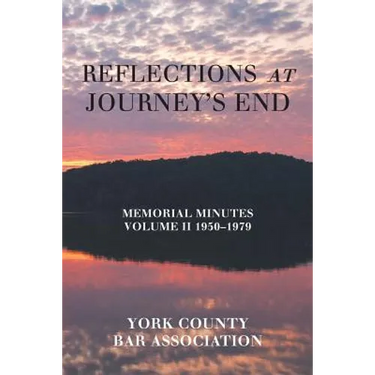 Reflections at Journey's End: Memorial Minutes Volume Ii 1950-1979