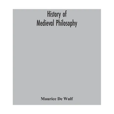 History Of Medieval Philosophy