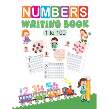 Number Writing Book: 1 to 100