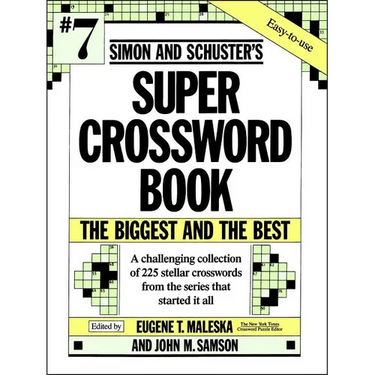 Simon & Schuster Super Crossword Puzzle Book #7