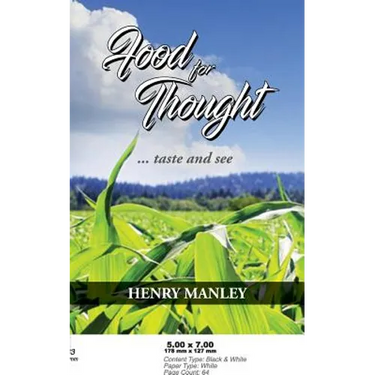 Food for Thought: ... taste and see