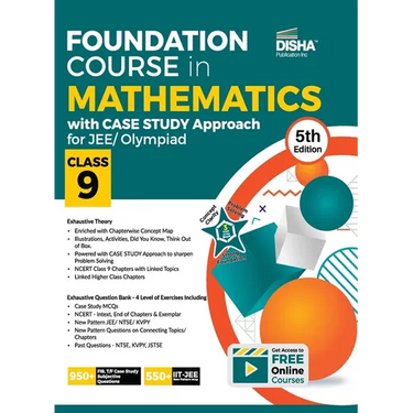 Foundation Course in Mathematics with Case Study Approach for JEE/ Olympiad Class 9 - 5th Edition