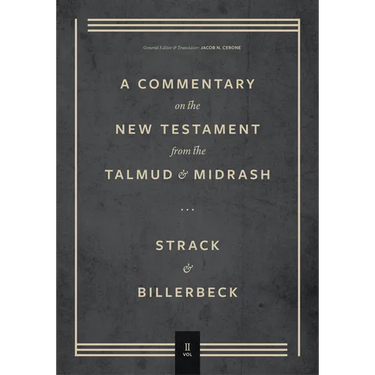 Commentary on the New Testament from the Talmud and Midrash: Mark Through Acts
