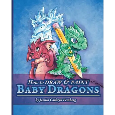 How to Draw & Paint Baby Dragons