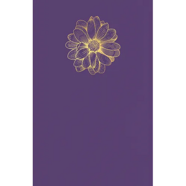Flower of Grace Journal: King James Easy Read Scripture Promises (Purple Cloth Over Board)
