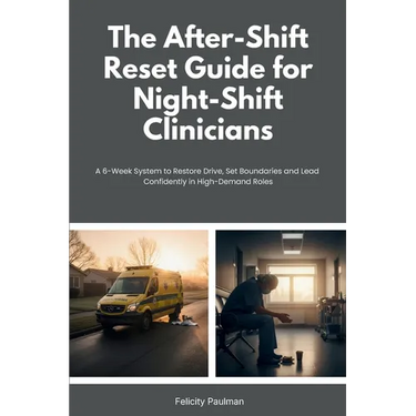 The After-Shift Reset Guide for Night-Shift Clinicians: 10-Minute Wind-Down Routines, Sleep-Support Habits, and Nervous-System Calming Tools for Hospi
