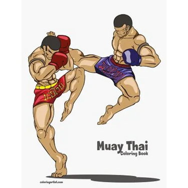Muay Thai Coloring Book