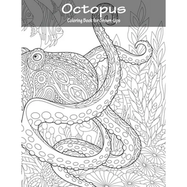 Octopus Coloring Book for Grown-Ups 1