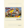 Vintage Lined Notebook Greetings from Lake Tahoe