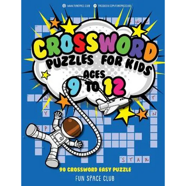 Crossword Puzzles for Kids Ages 9 to 12: 90 Crossword Easy Puzzle Books