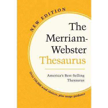 The Merriam-Webster Thesaurus - Newest Edition, Trade Paperback
