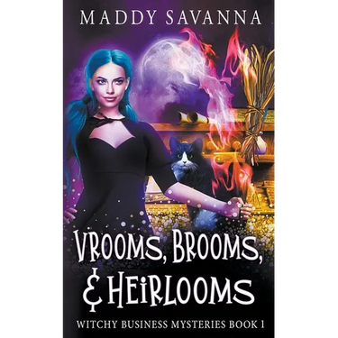 Vrooms, Brooms, & Heirlooms: A Paranormal Cozy Mystery